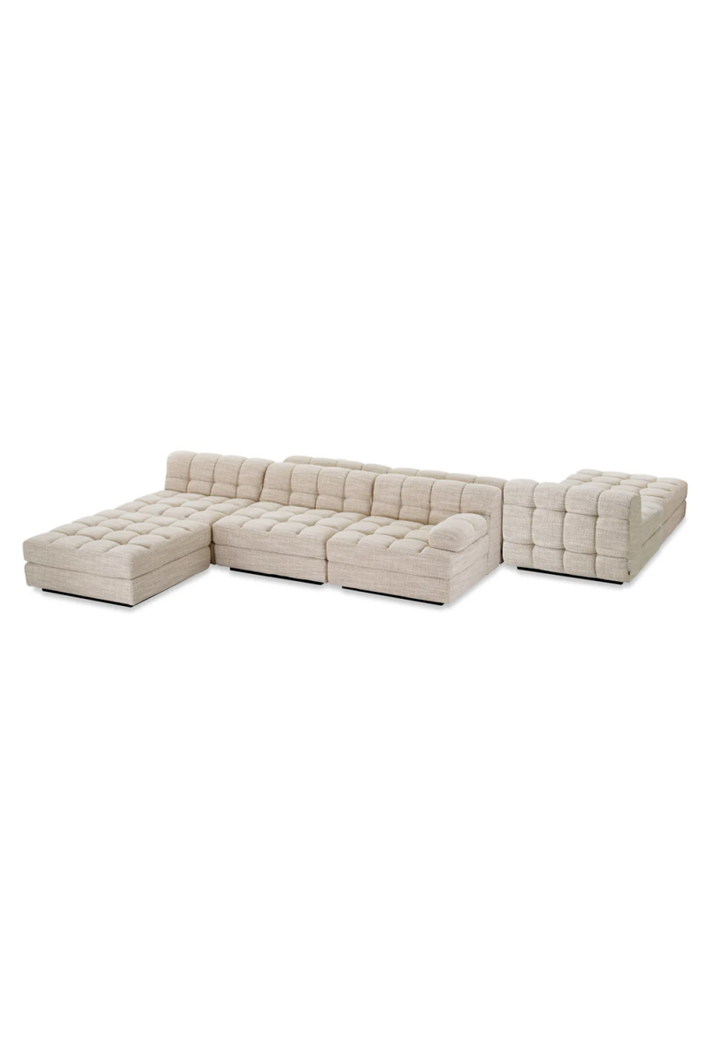 Beige Channeled Sofa | Eichholtz Dean | Oroatrade.com