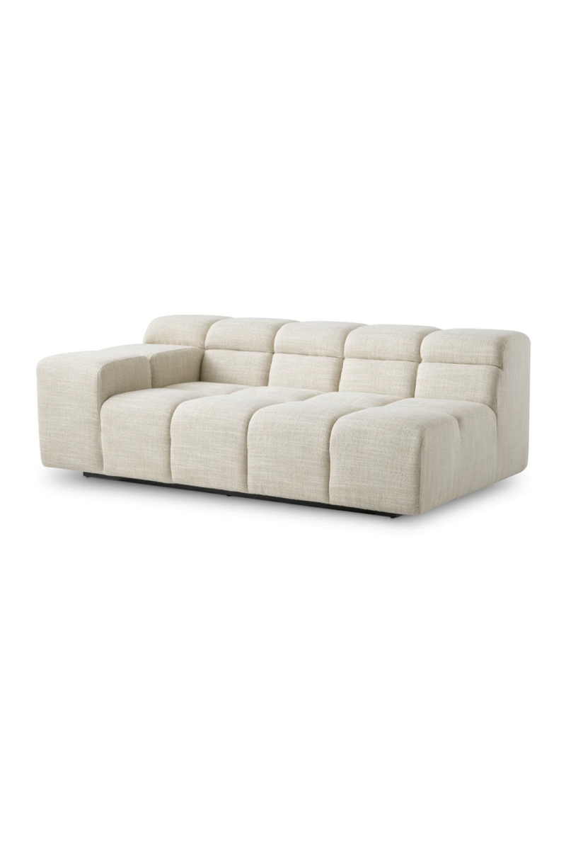 Beige Grid-Tufted Modular Sofa | Eichholtz Hunter | Eichholtzmiami.com