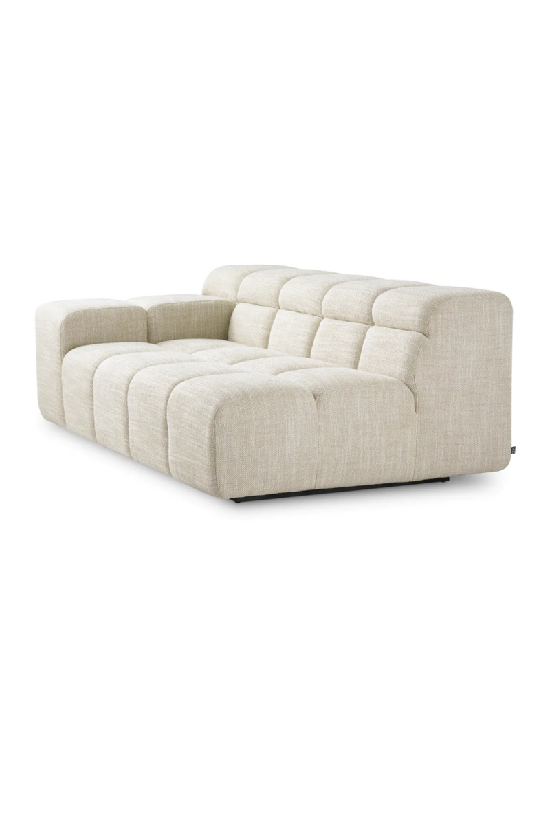 Beige Grid-Tufted Modular Sofa | Eichholtz Hunter | Eichholtzmiami.com