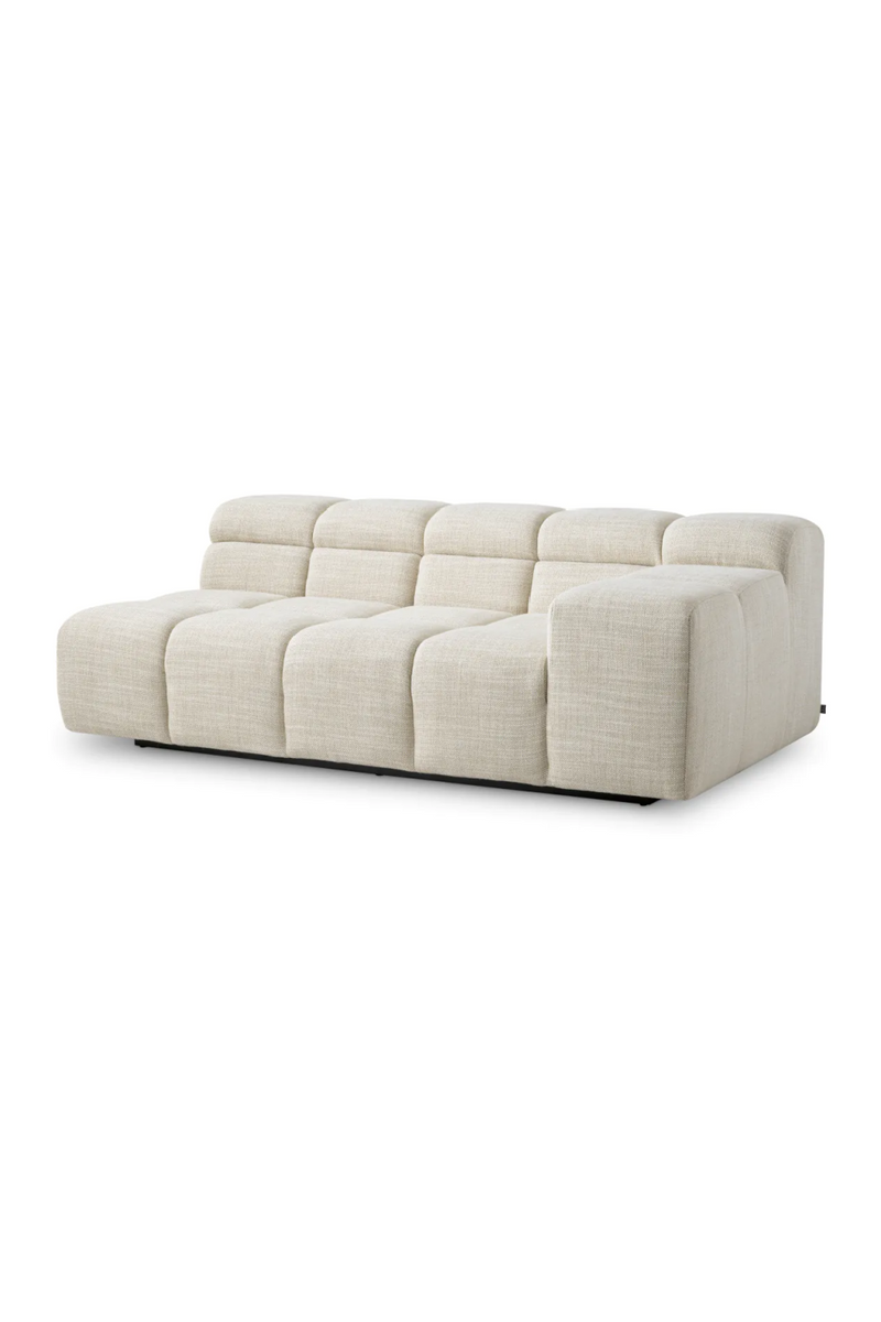 Beige Grid-Tufted Modular Sofa | Eichholtz Hunter | Eichholtzmiami.com