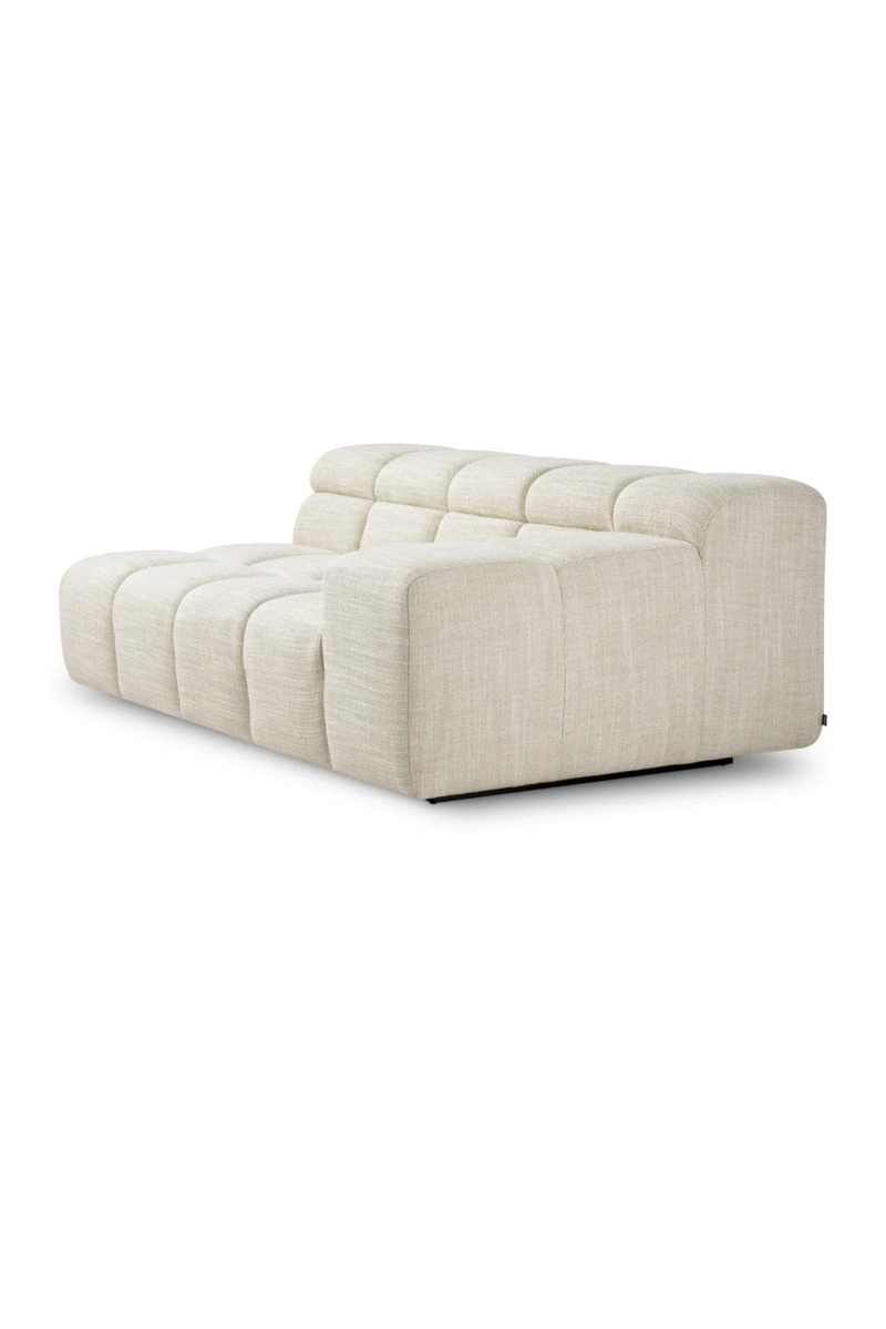 Beige Grid-Tufted Modular Sofa | Eichholtz Hunter | Eichholtzmiami.com