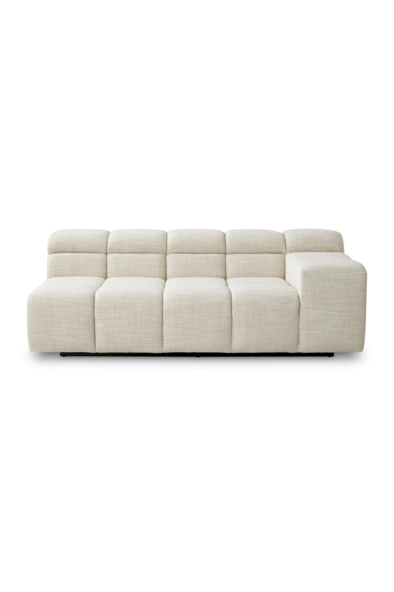 Beige Grid-Tufted Modular Sofa | Eichholtz Hunter | Eichholtzmiami.com