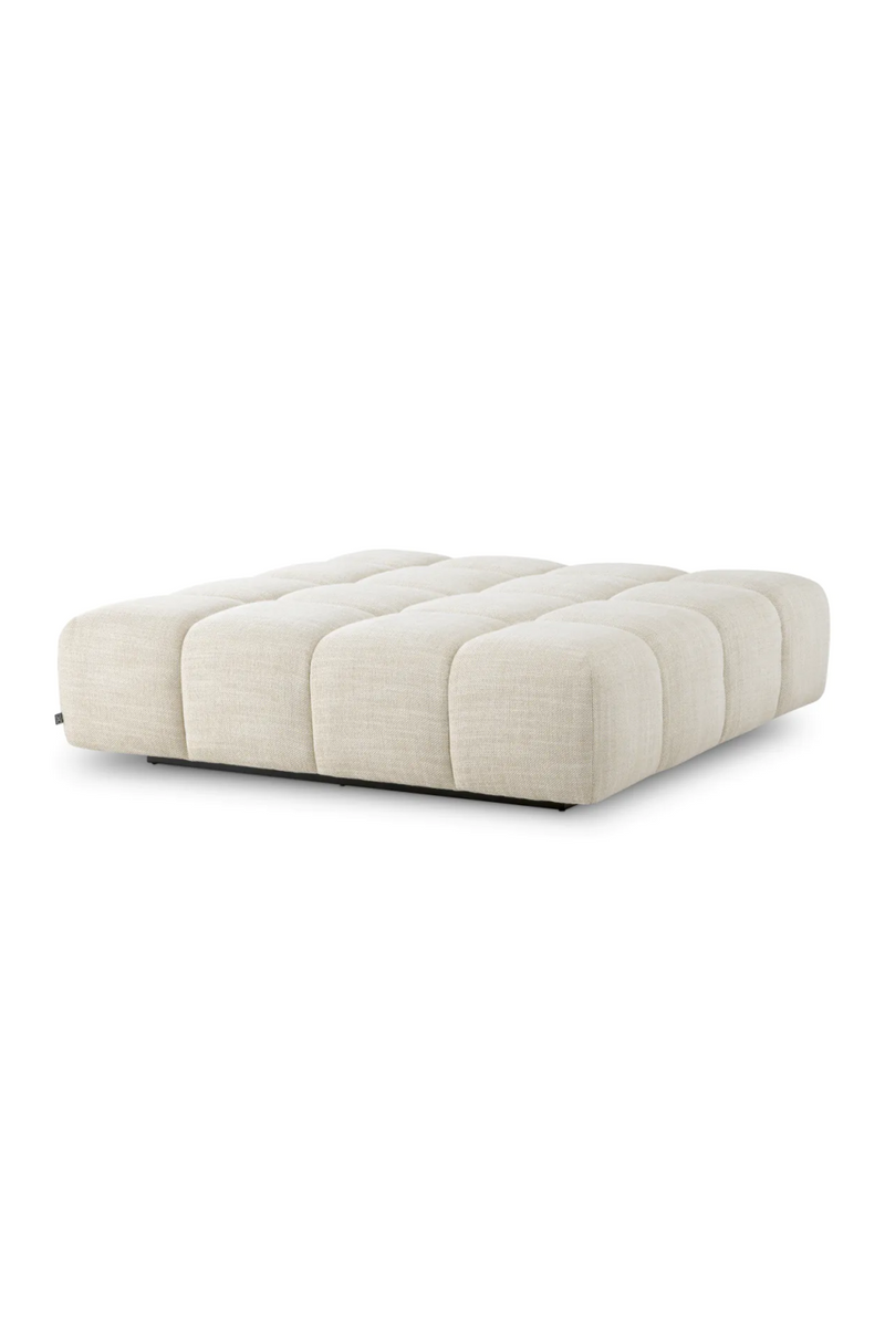 Beige Grid-Tufted Modular Sofa | Eichholtz Hunter | Eichholtzmiami.com