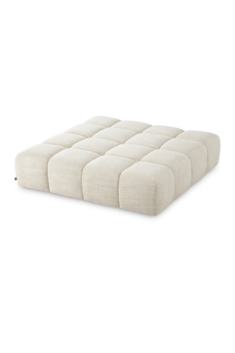 Beige Grid-Tufted Modular Sofa | Eichholtz Hunter | Eichholtzmiami.com