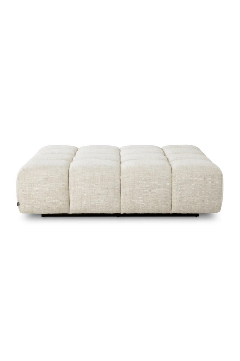 Beige Grid-Tufted Modular Sofa | Eichholtz Hunter | Eichholtzmiami.com