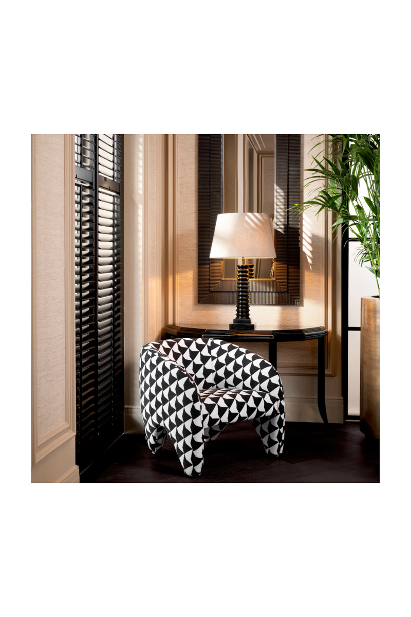 Zenith Black & White Chair | Eichholtz Toledo | Eichholtzmiami.com