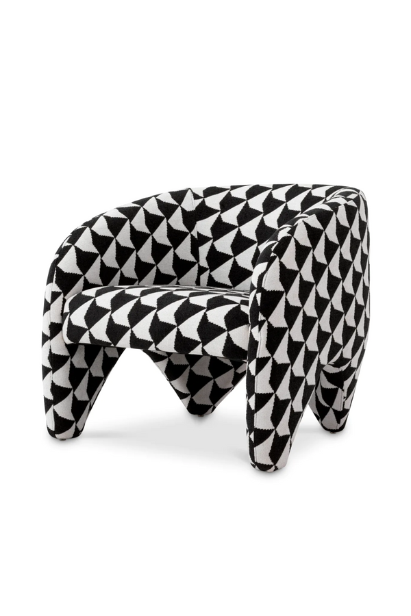 Zenith Black & White Chair | Eichholtz Toledo | Eichholtzmiami.com