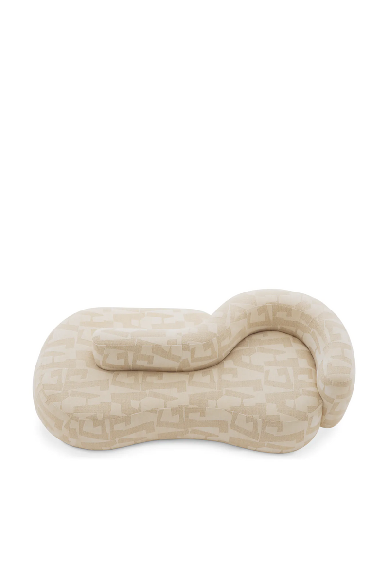 Geometric Pattern Curved Sofa | Eichholtz Julita | Eichholtzmiami.com