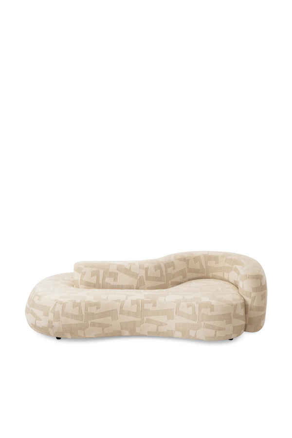 Geometric Pattern Curved Sofa | Eichholtz Julita | Eichholtzmiami.com