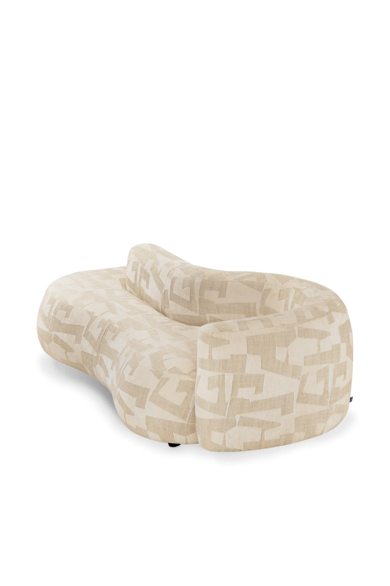 Geometric Pattern Curved Sofa | Eichholtz Julita | Eichholtzmiami.com