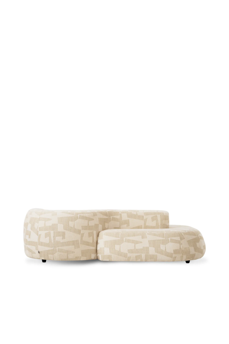 Geometric Pattern Curved Sofa | Eichholtz Julita | Eichholtzmiami.com