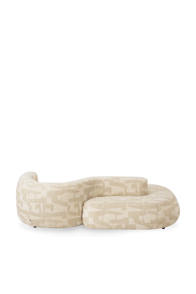 Geometric Pattern Curved Sofa | Eichholtz Julita | Eichholtzmiami.com