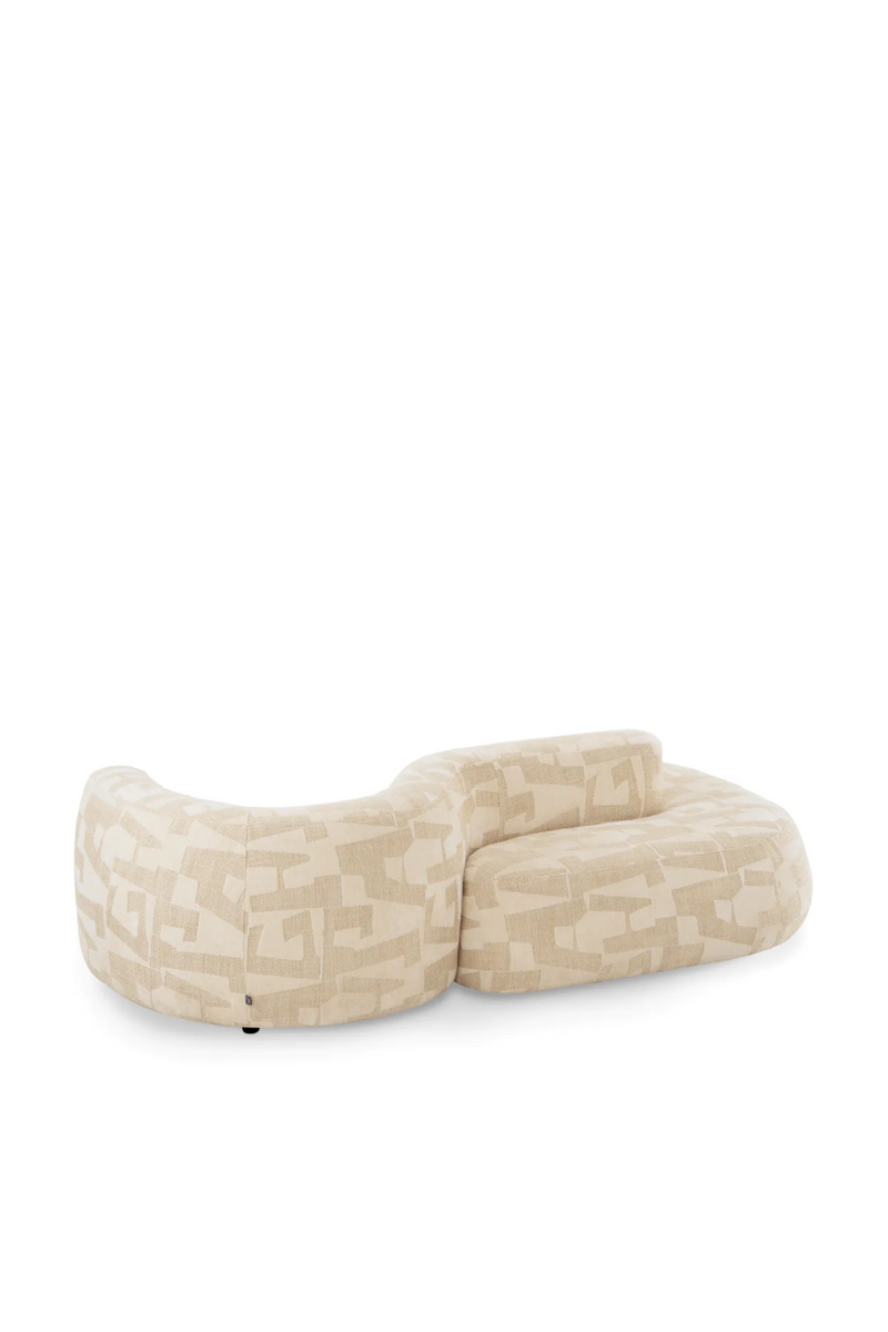 Geometric Pattern Curved Sofa | Eichholtz Julita | Eichholtzmiami.com