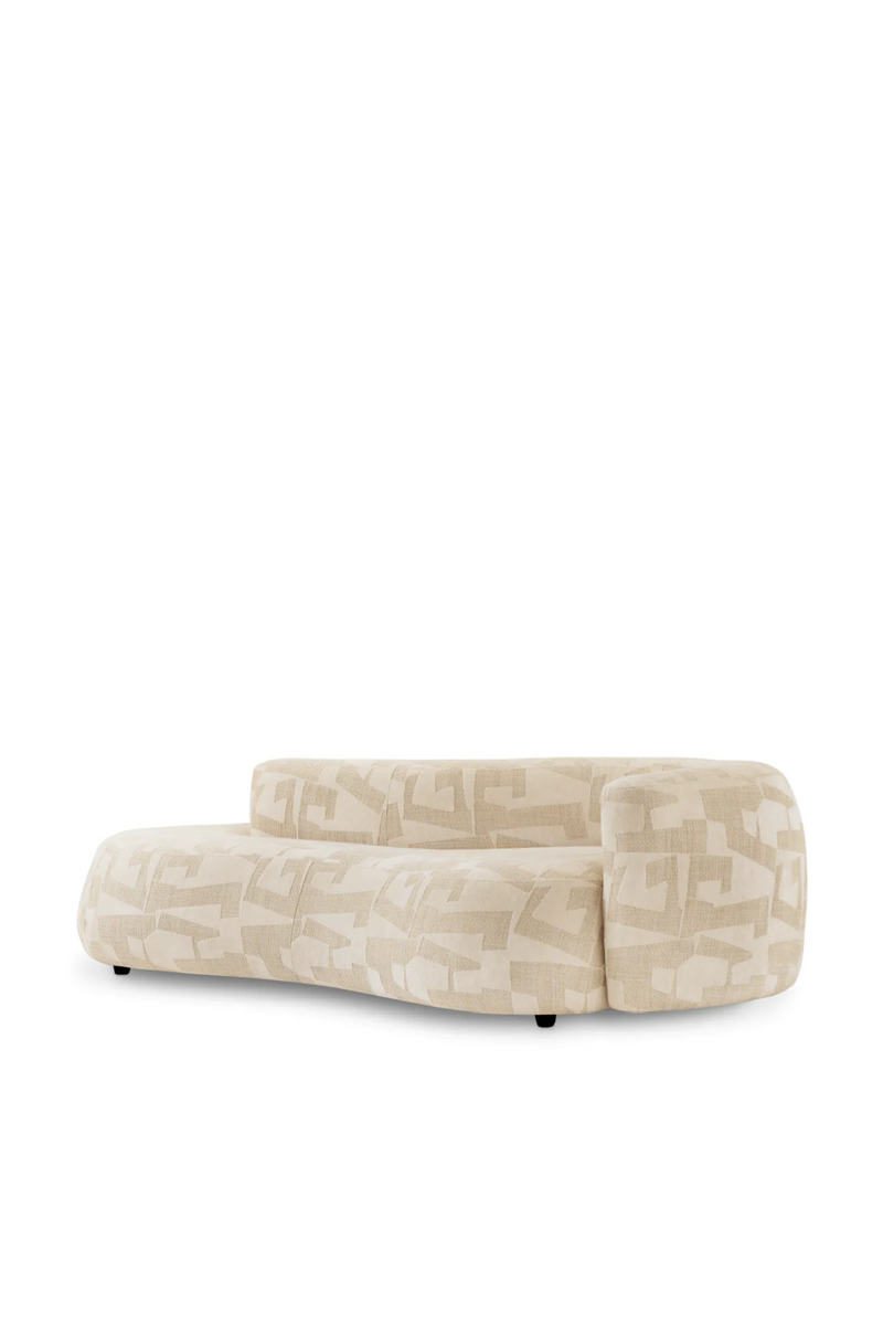 Geometric Pattern Curved Sofa | Eichholtz Julita | Eichholtzmiami.com