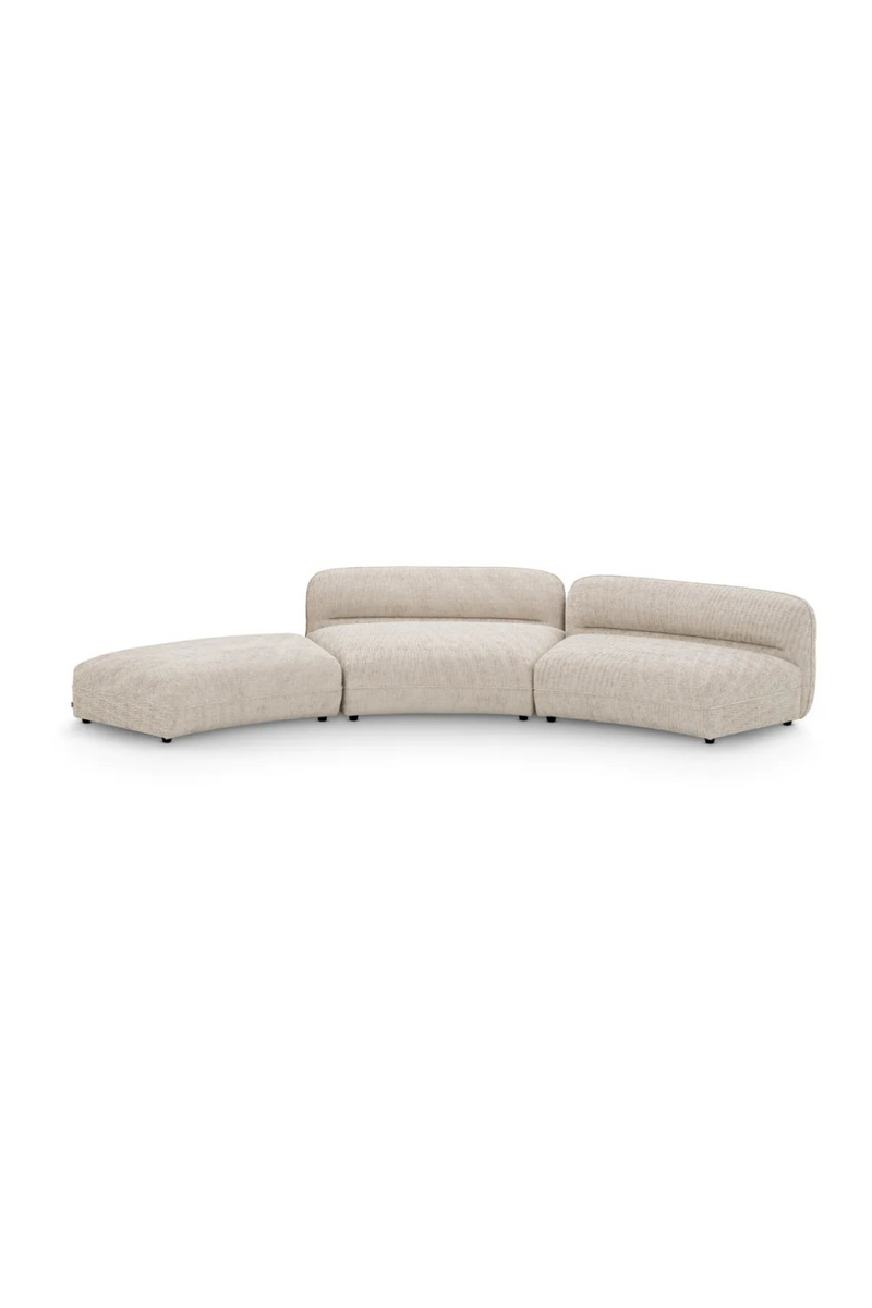 Creststone Beige Modular Sofa (Middle) | Eichholtz Grand Avenue | Eichholtzmiami.com