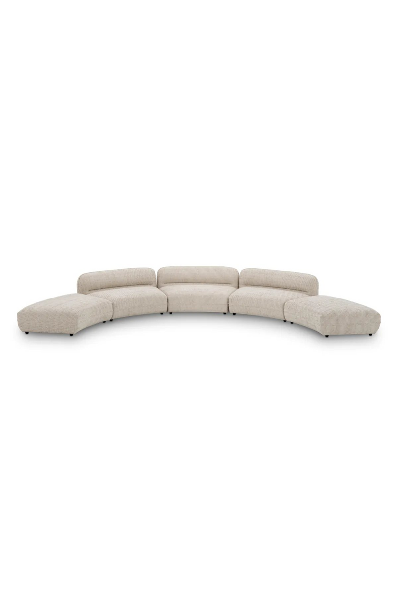 Creststone Beige Modular Sofa (Middle) | Eichholtz Grand Avenue | Eichholtzmiami.com