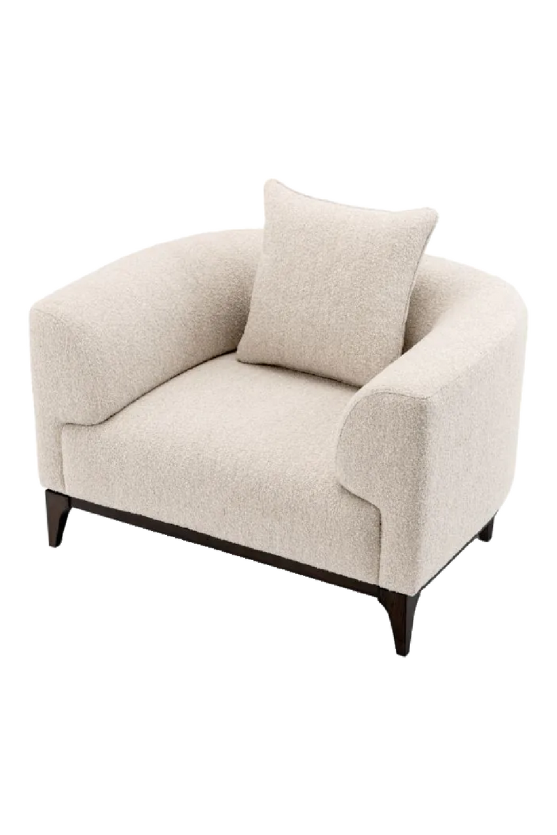 Chalk Boucle Accent Chair | Eichholtz Brannan | Eichholtzmiami.com