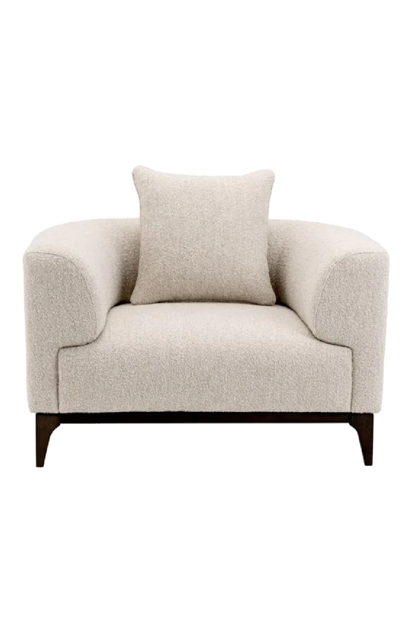 Chalk Boucle Accent Chair | Eichholtz Brannan | Eichholtzmiami.com