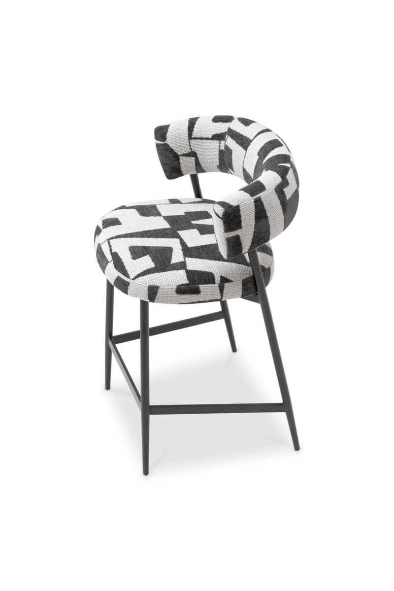 Brooklyn Black Counter Stool | Eichholtz Folsom | Eichholtzmiami.com