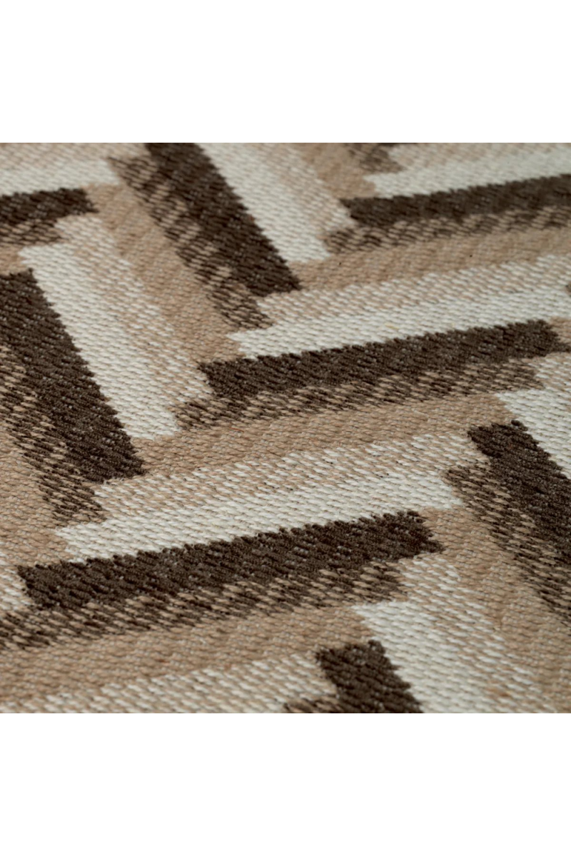 Chevron Brown Bench | Eichholtz Del Vale | Eichholtzmiami.com