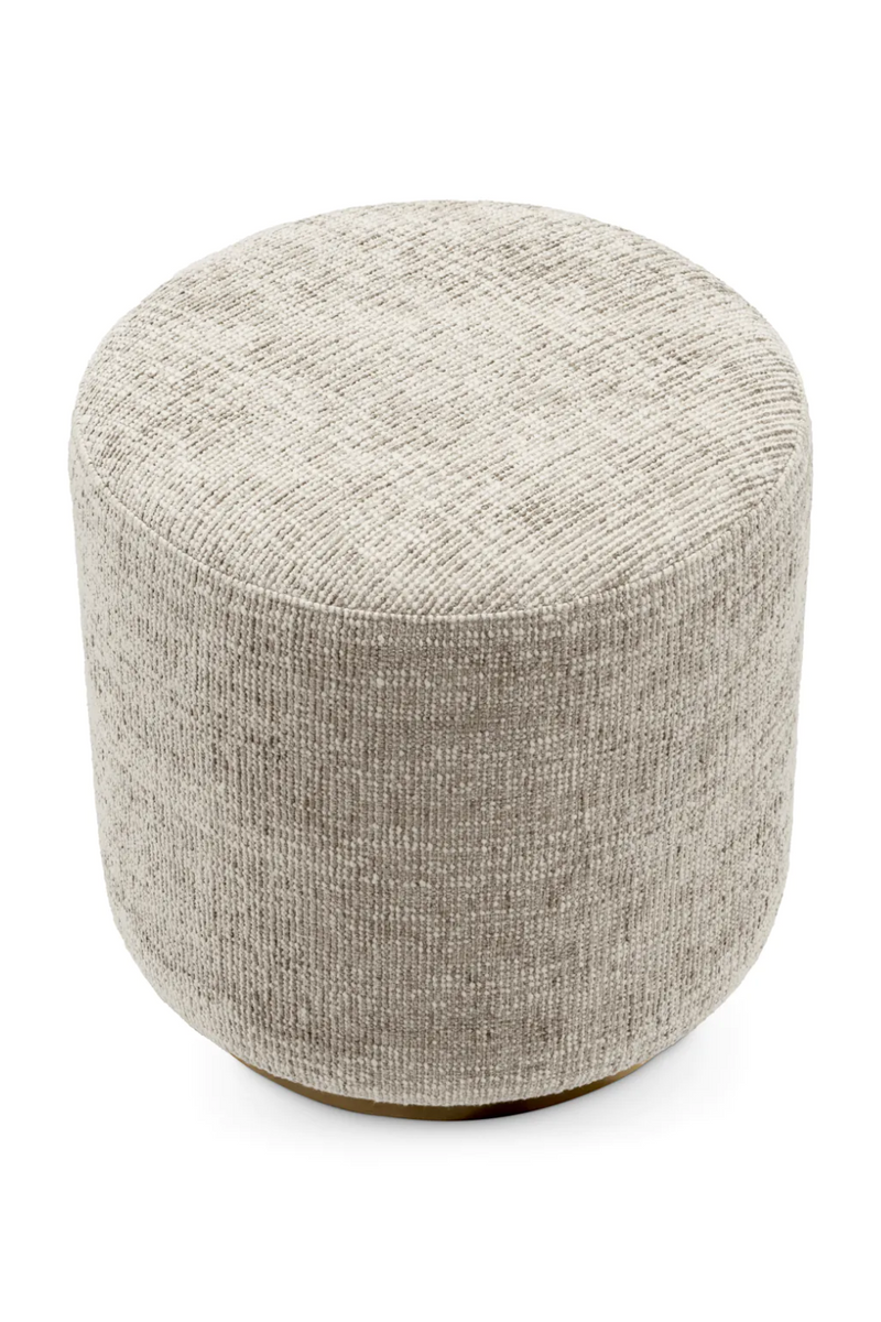 Beige Cylindrical Dining Stool | Eichholtz Greer | Eichholtzmiami.com