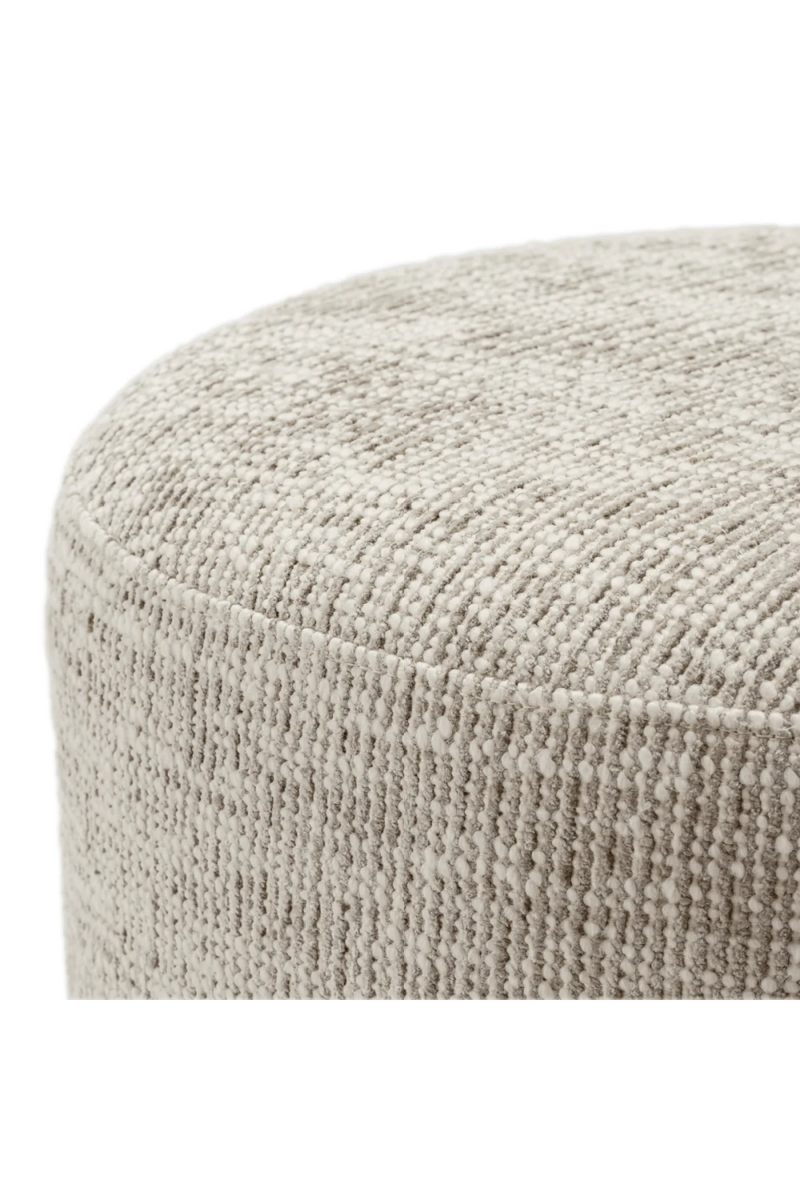 Beige Cylindrical Dining Stool | Eichholtz Greer | Eichholtzmiami.com