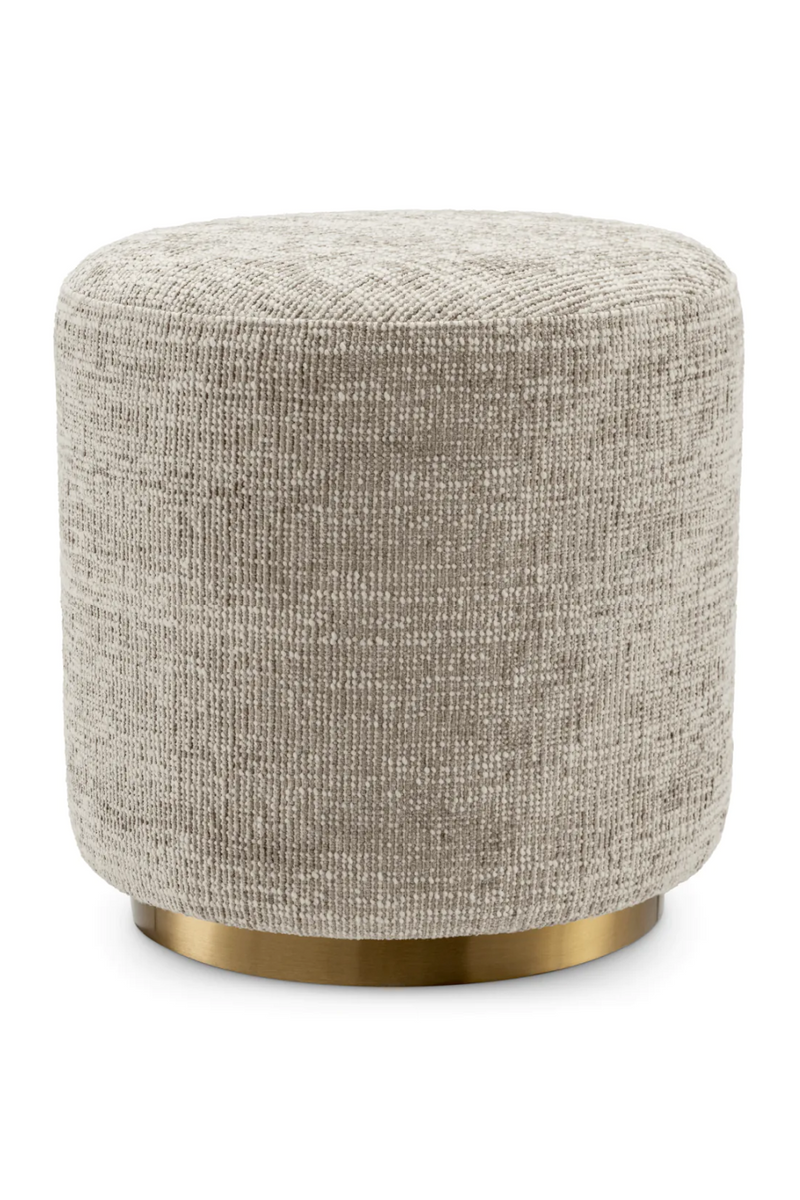 Beige Cylindrical Dining Stool | Eichholtz Greer | Eichholtzmiami.com