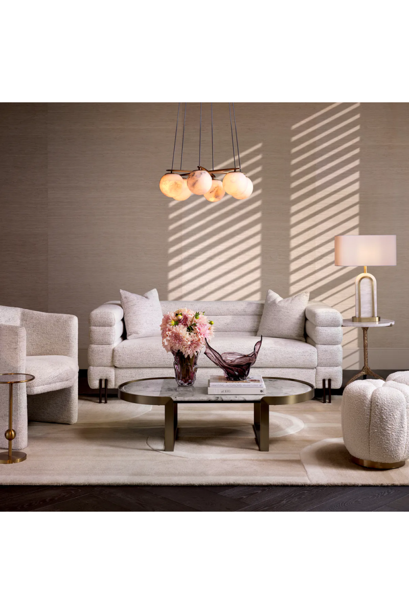 Channeled Off-White Sofa - S | Eichholtz York | Eichholtzmiami.com