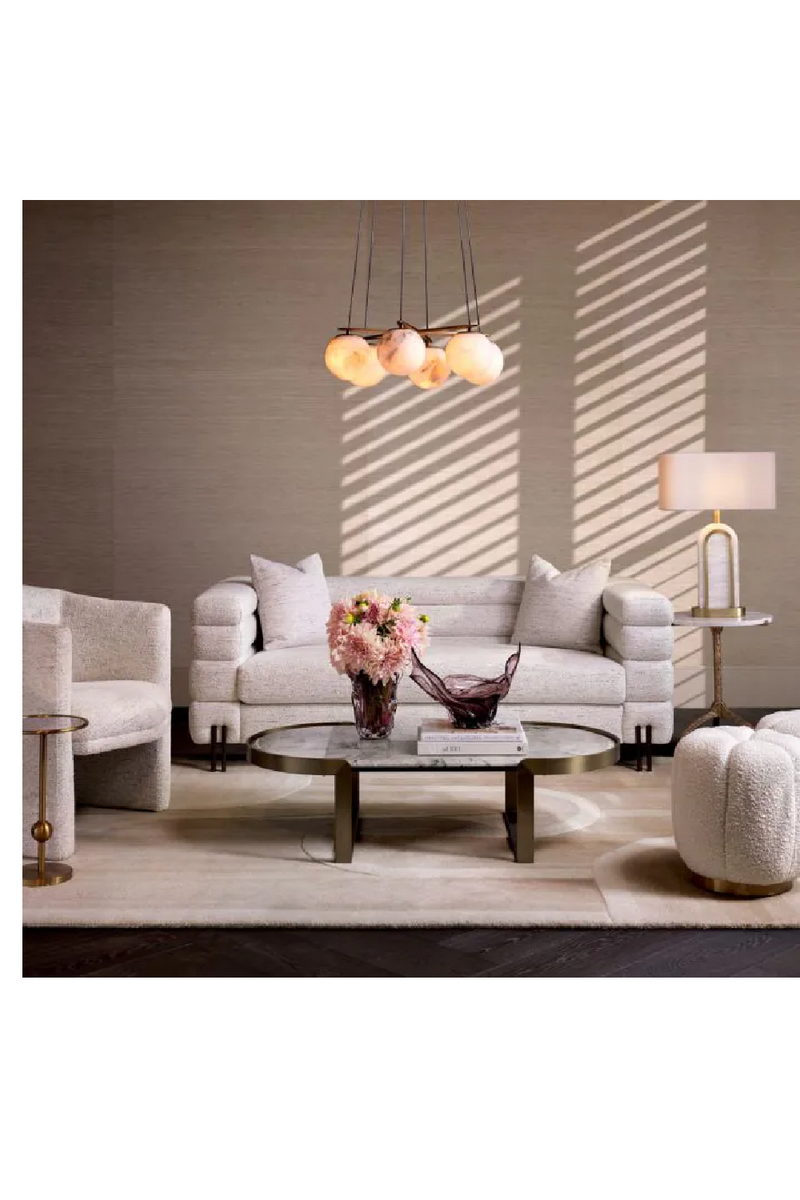 Channeled Off-White Sofa - S | Eichholtz York | Eichholtzmiami.com