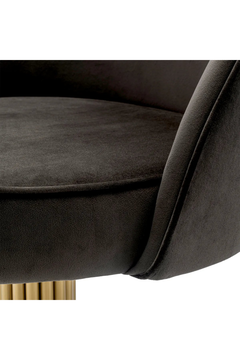 Gray Velvet Dining Chair | Eichholtz Dorland | Eichholtzmiami.com