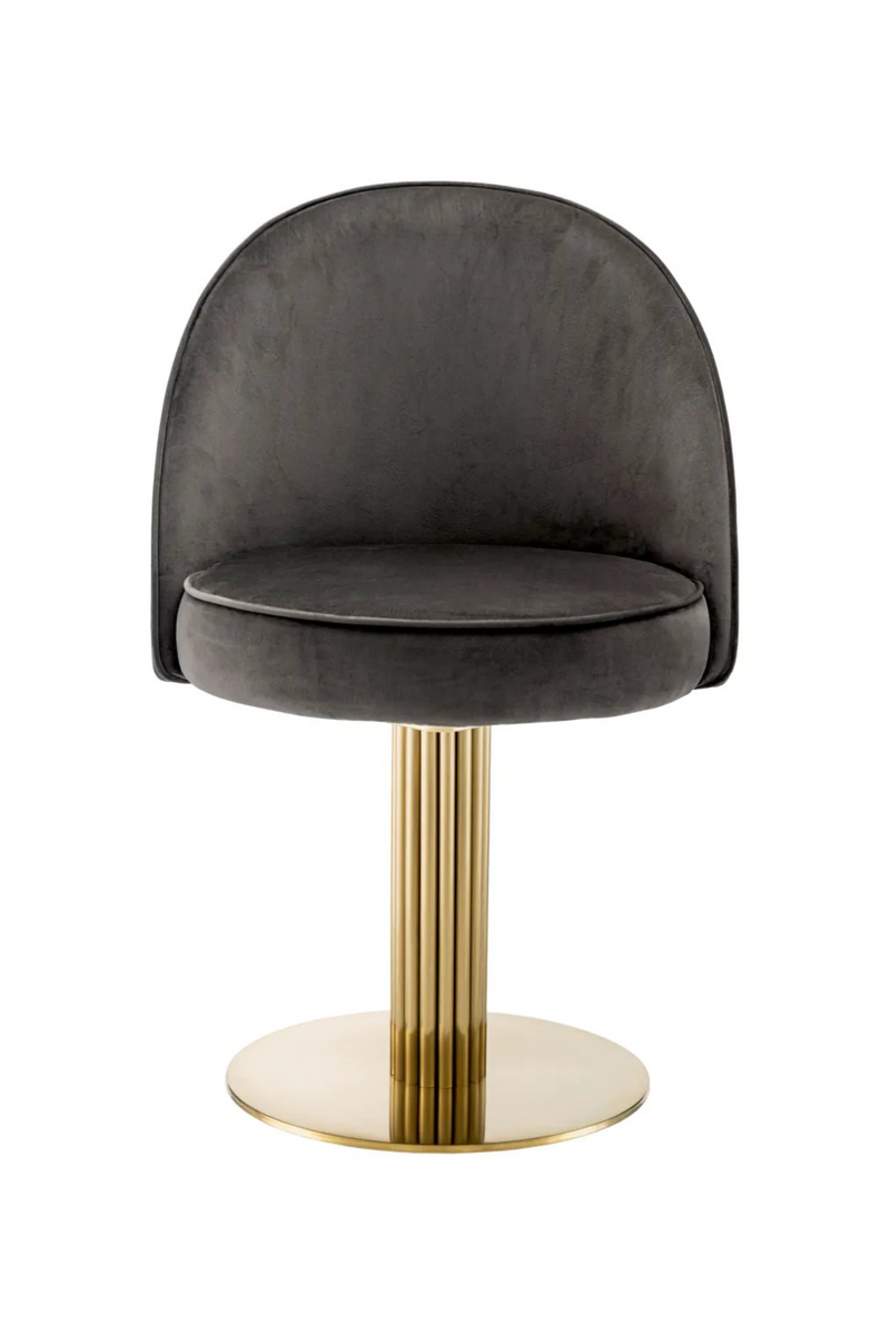 Gray Velvet Dining Chair | Eichholtz Dorland | Eichholtzmiami.com