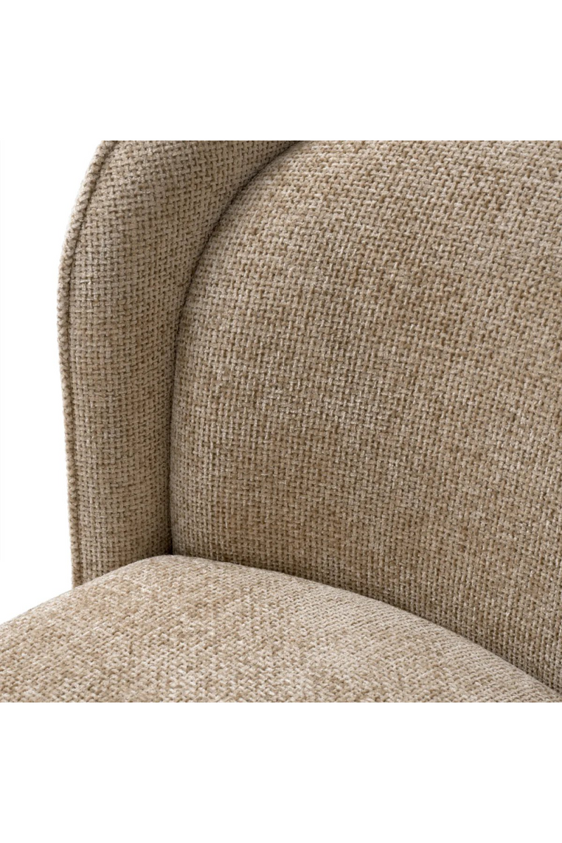 Lyssa Sand Upholstered Armchair | Eichholtz Barrier | Eichholtzmiami.com