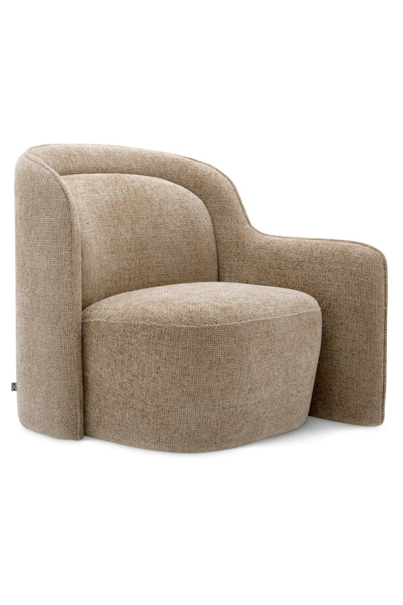 Lyssa Sand Upholstered Armchair | Eichholtz Barrier | Eichholtzmiami.com