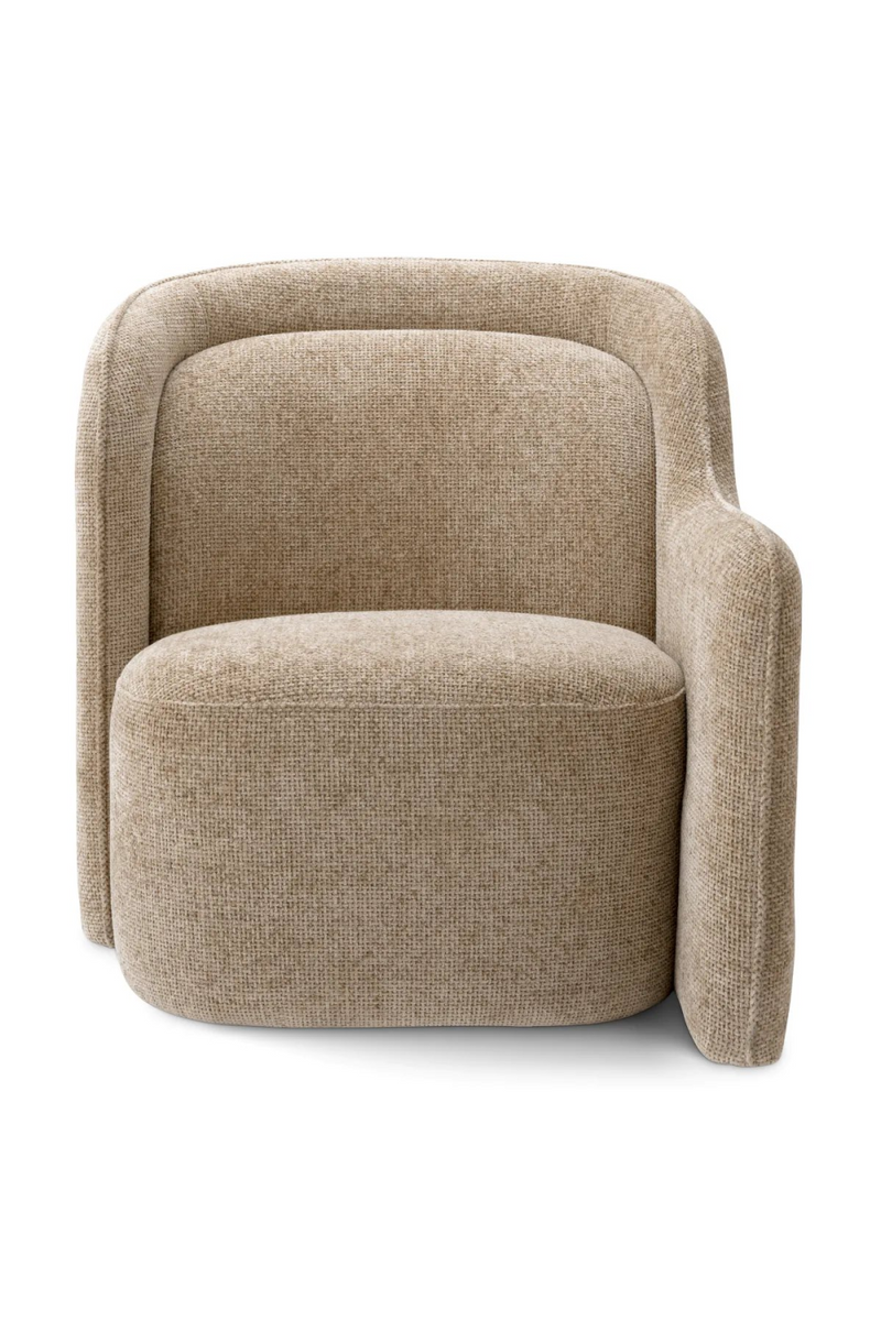 Lyssa Sand Upholstered Armchair | Eichholtz Barrier | Eichholtzmiami.com