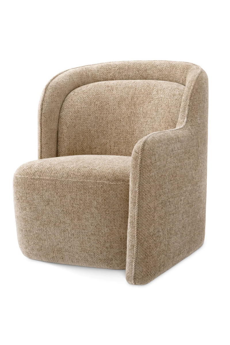 Lyssa Sand Upholstered Armchair | Eichholtz Barrier | Eichholtzmiami.com