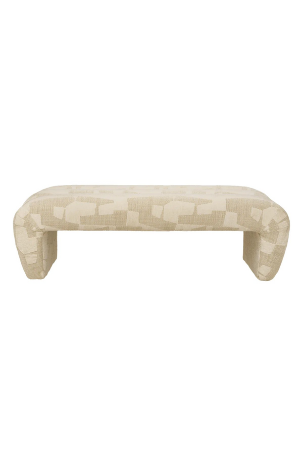 Brooklyn Sand Upholstered Bench | Eichholtz Eastborne | Eichholtzmiami.com