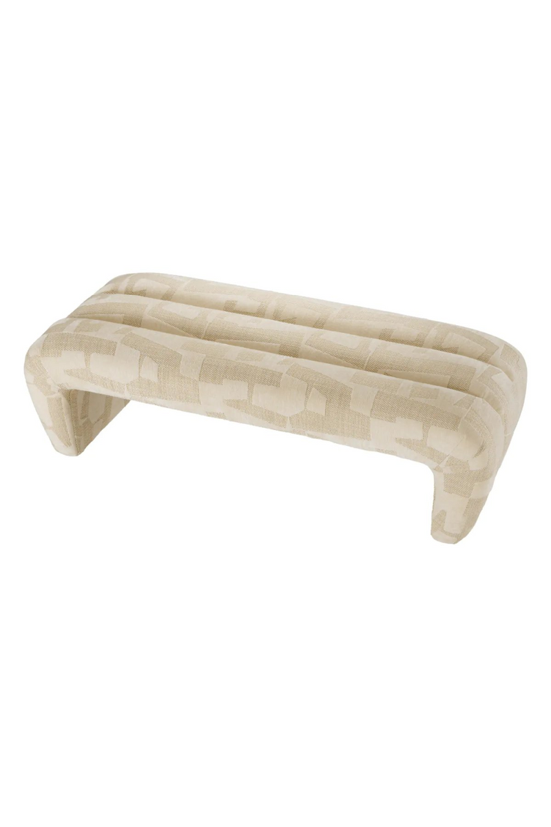 Brooklyn Sand Upholstered Bench | Eichholtz Eastborne | Eichholtzmiami.com