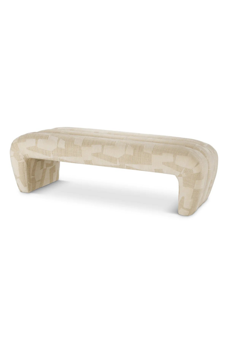 Brooklyn Sand Upholstered Bench | Eichholtz Eastborne | Eichholtzmiami.com