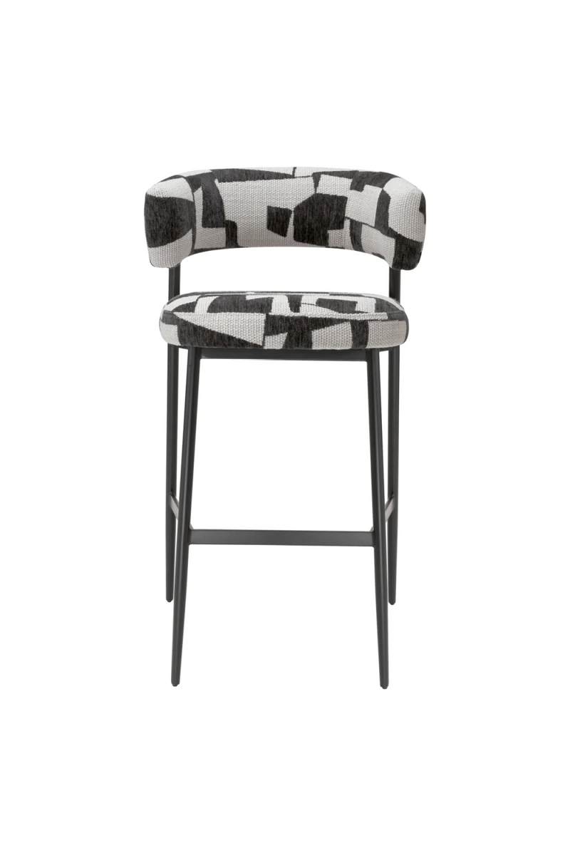 Brooklyn Black Bar Stool | Eichholtz Folsom | Eichholtzmiami.com