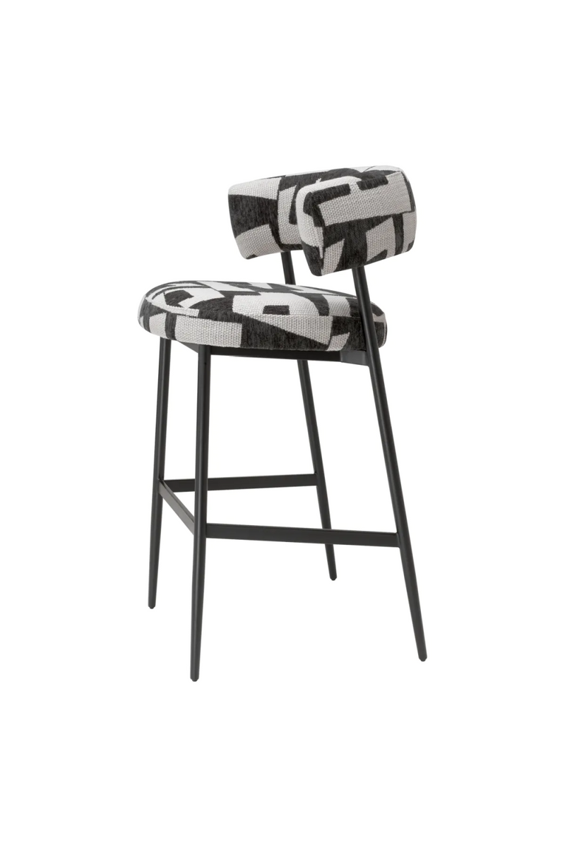 Brooklyn Black Bar Stool | Eichholtz Folsom | Eichholtzmiami.com