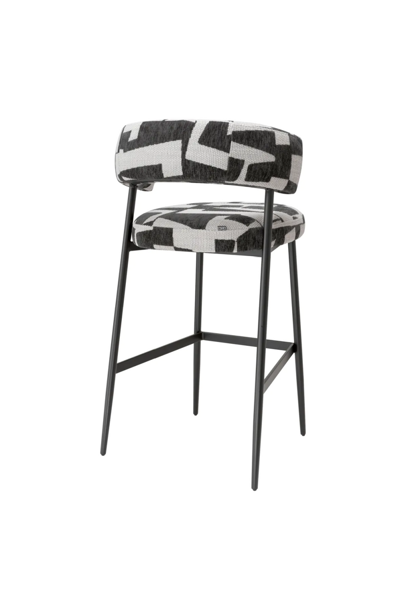 Brooklyn Black Bar Stool | Eichholtz Folsom | Eichholtzmiami.com