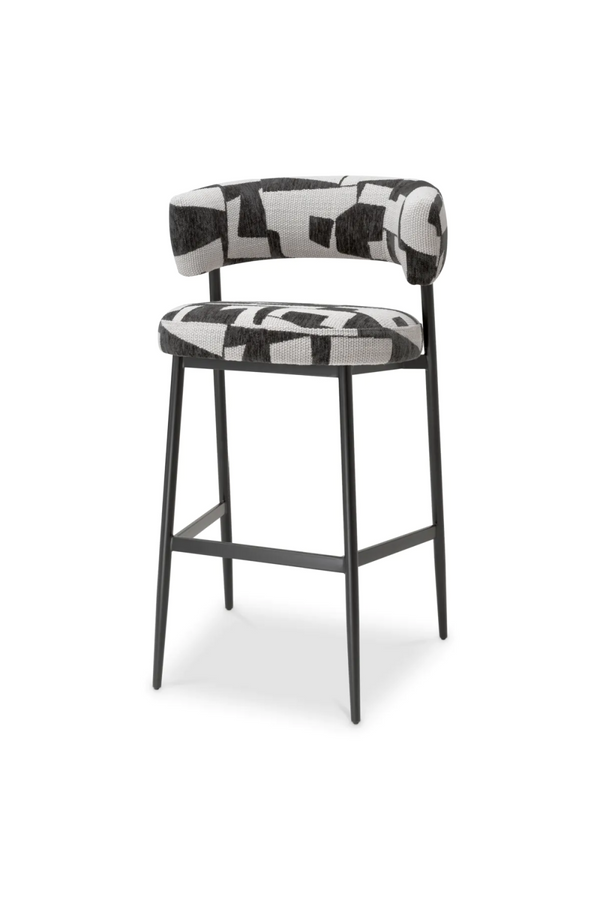 Brooklyn Black Bar Stool | Eichholtz Folsom | Eichholtzmiami.com