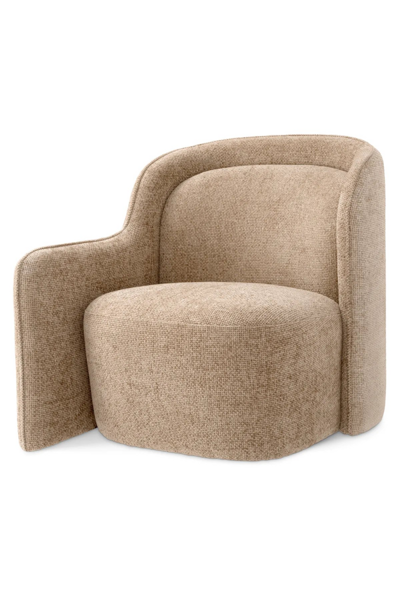 Lyssa Sand Upholstered Armchair | Eichholtz Barrier | Eichholtzmiami.com