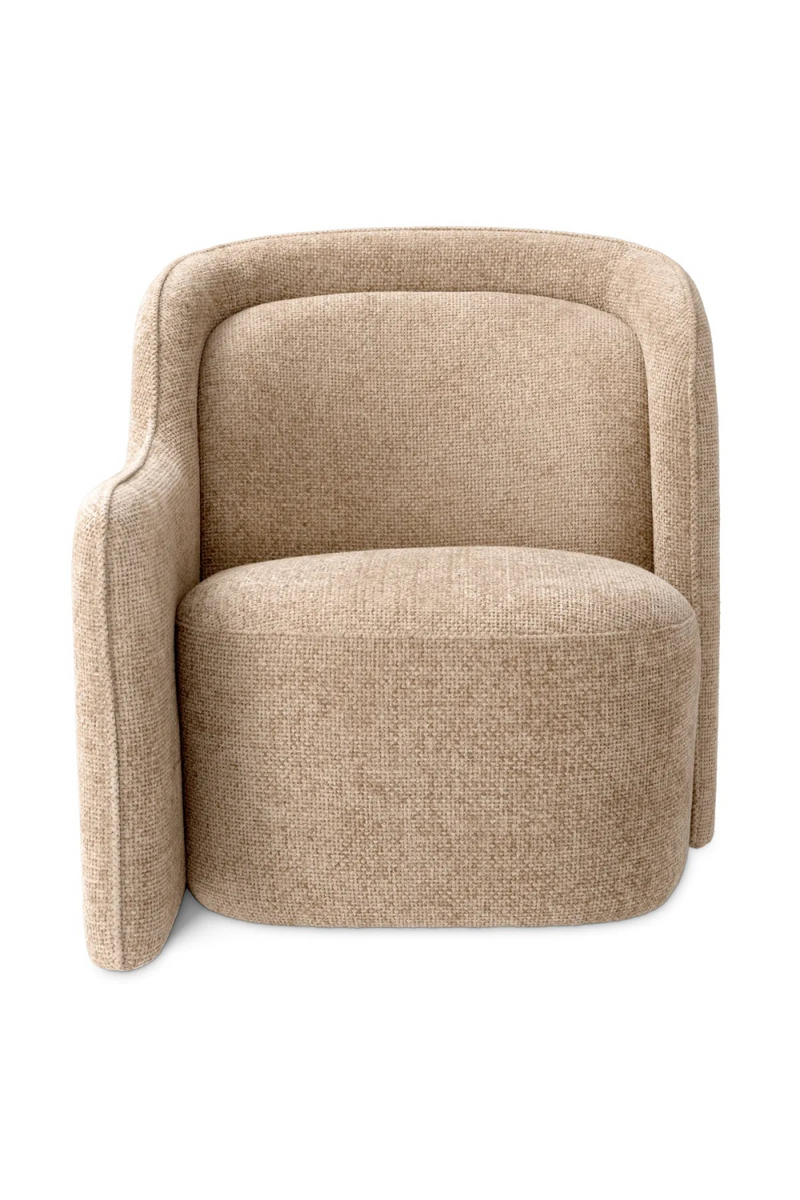 Lyssa Sand Upholstered Armchair | Eichholtz Barrier | Eichholtzmiami.com