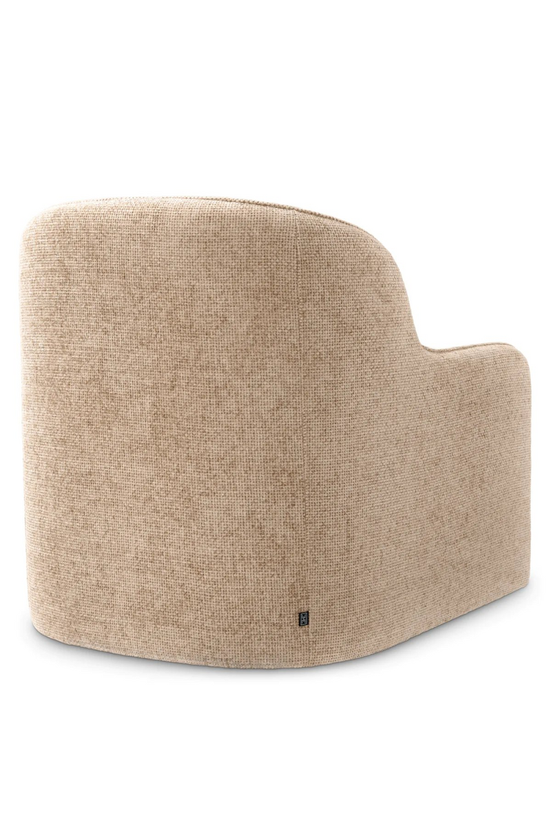 Lyssa Sand Upholstered Armchair | Eichholtz Barrier | Eichholtzmiami.com