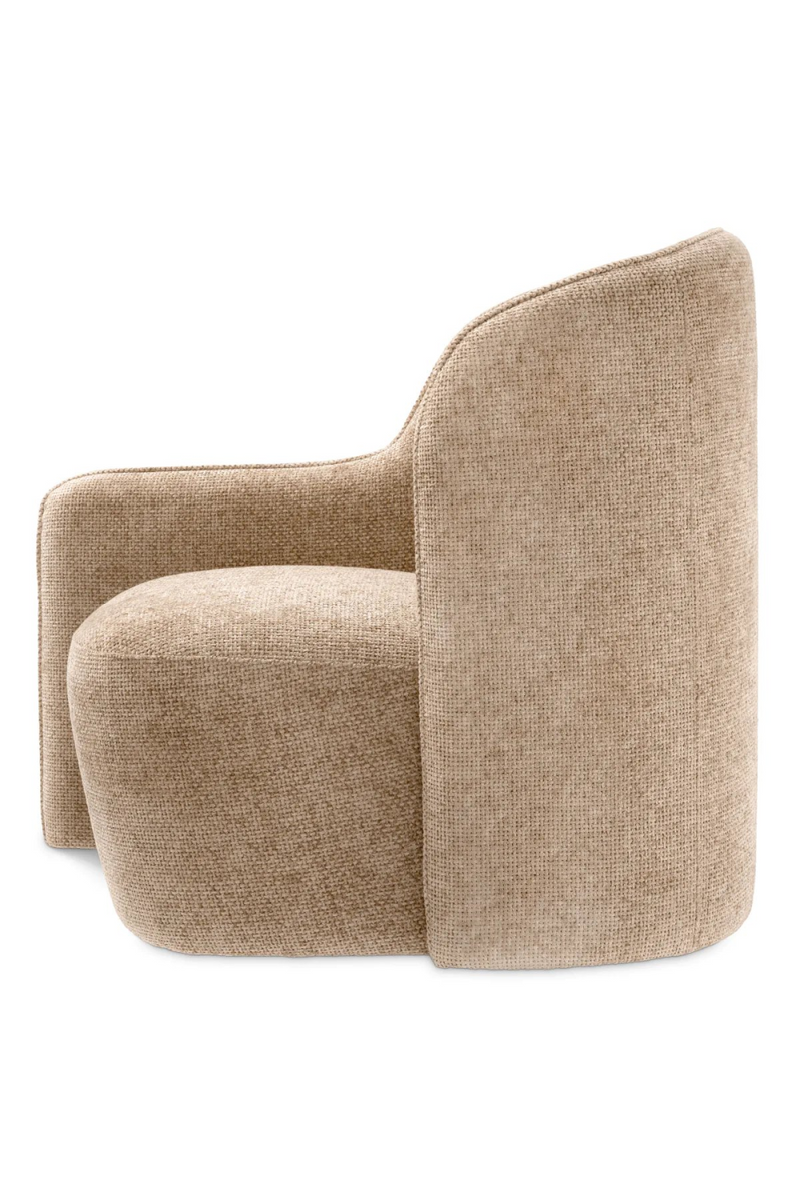 Lyssa Sand Upholstered Armchair | Eichholtz Barrier | Eichholtzmiami.com