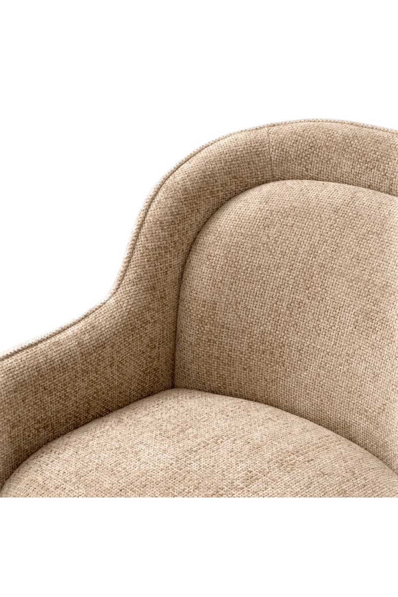 Lyssa Sand Upholstered Armchair | Eichholtz Barrier | Eichholtzmiami.com