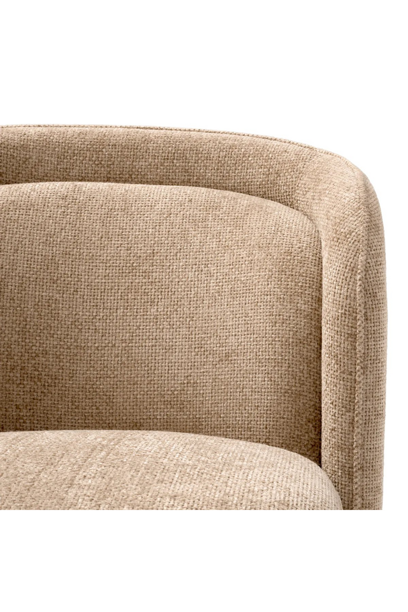 Lyssa Sand Upholstered Armchair | Eichholtz Barrier | Eichholtzmiami.com