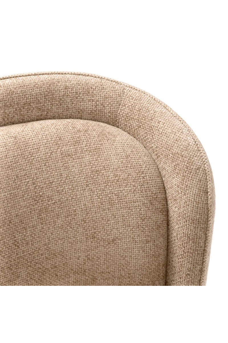 Lyssa Sand Upholstered Armchair | Eichholtz Barrier | Eichholtzmiami.com