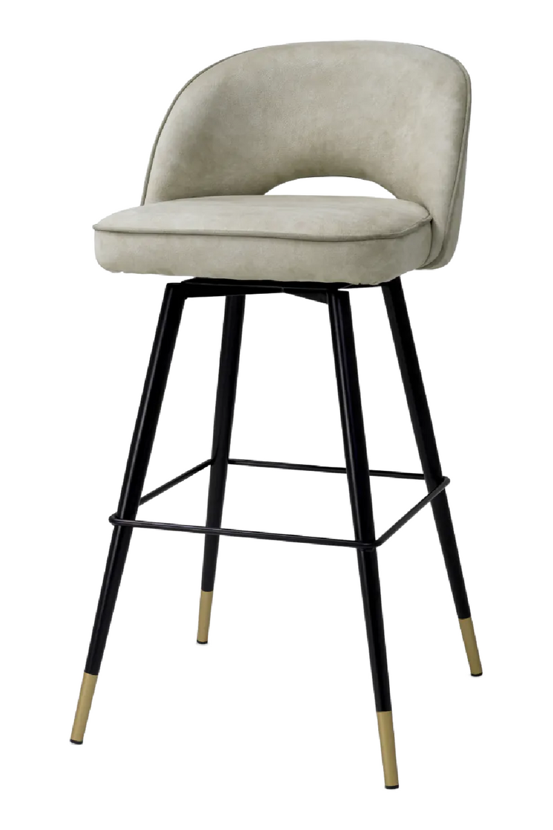 Cut-Out Silver Bar Stools (2) | Eichholtz Cliff | Eichholtzmiami.com